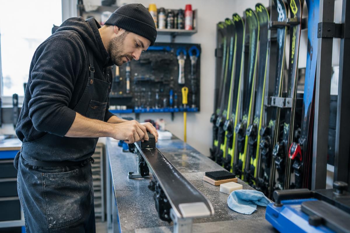 Entretien complet de skis