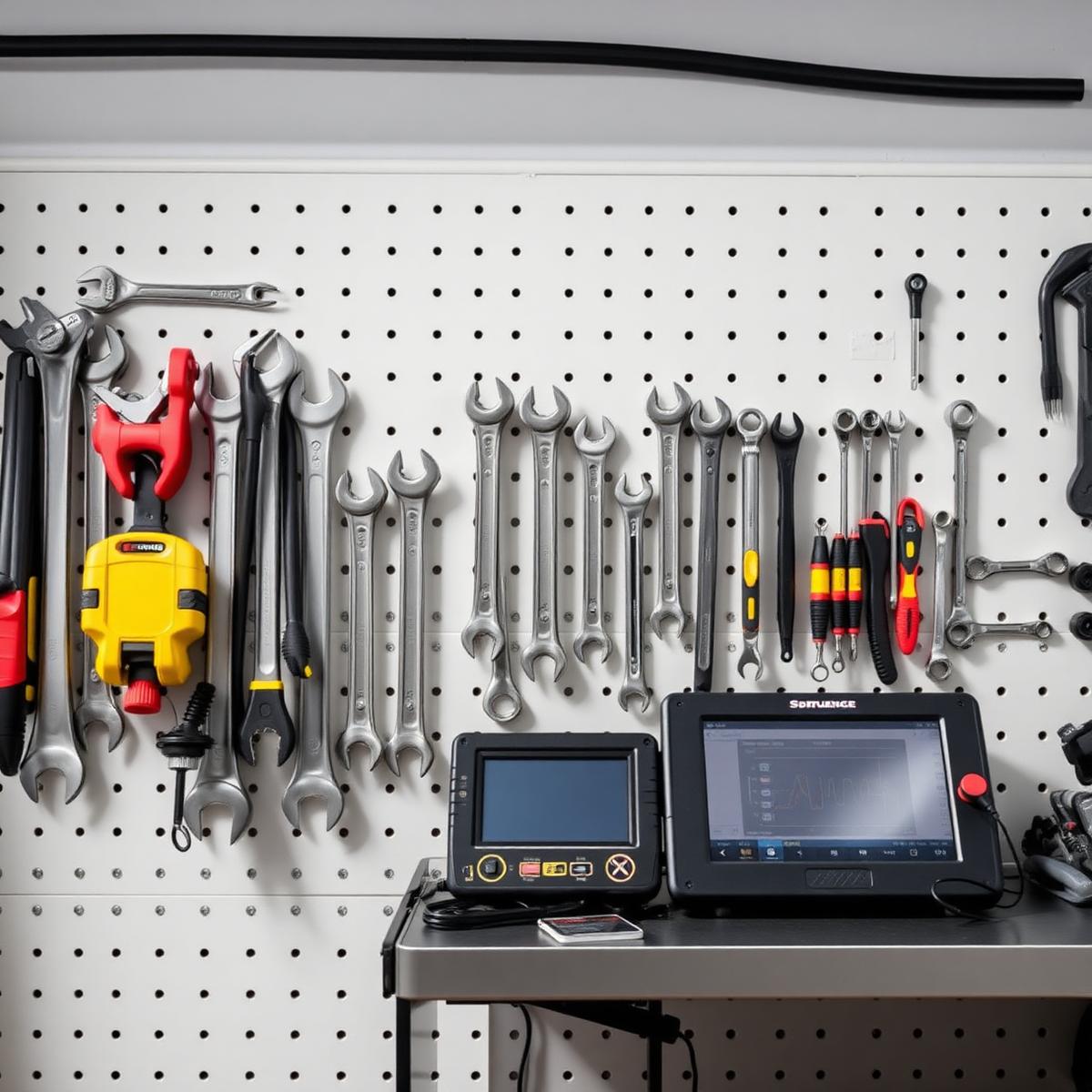 Atelier équipé et outillage professionnel